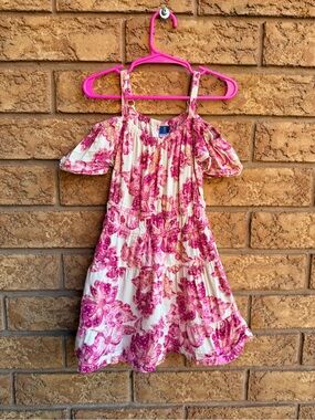 4/$25 • Old Navy Floral Off-The-Shoulder Tiered Swing Dress